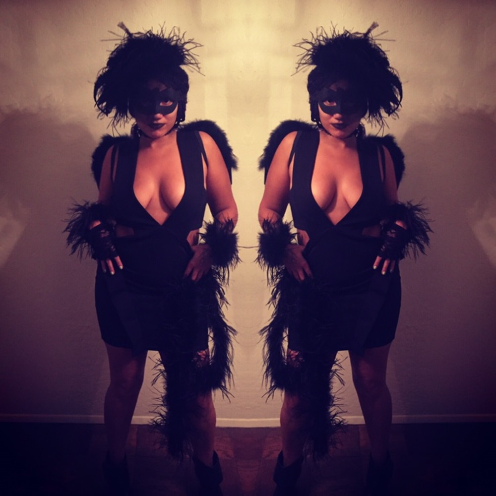 Nasty gal black dress